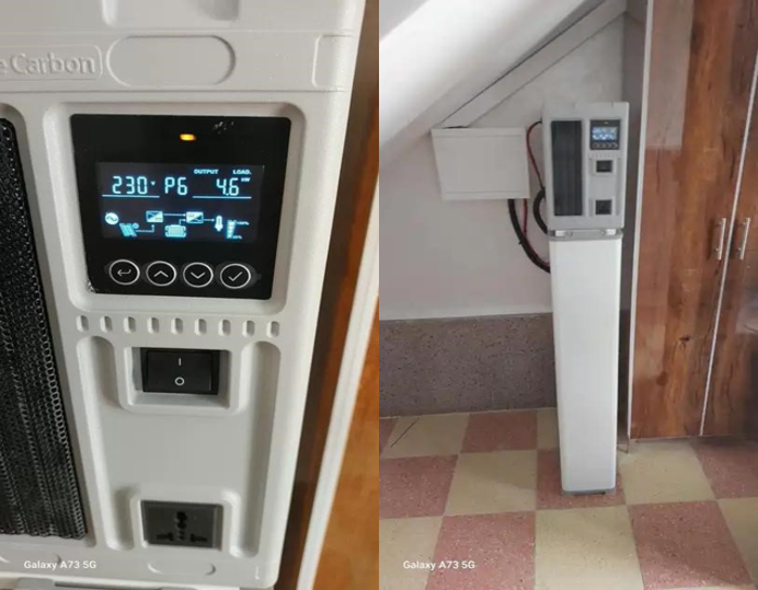 Hệ thống pin lưu trữ Blue Carbon kết hợp với hệ thống điện NLMT - Biệt thự tại TP. HCM 